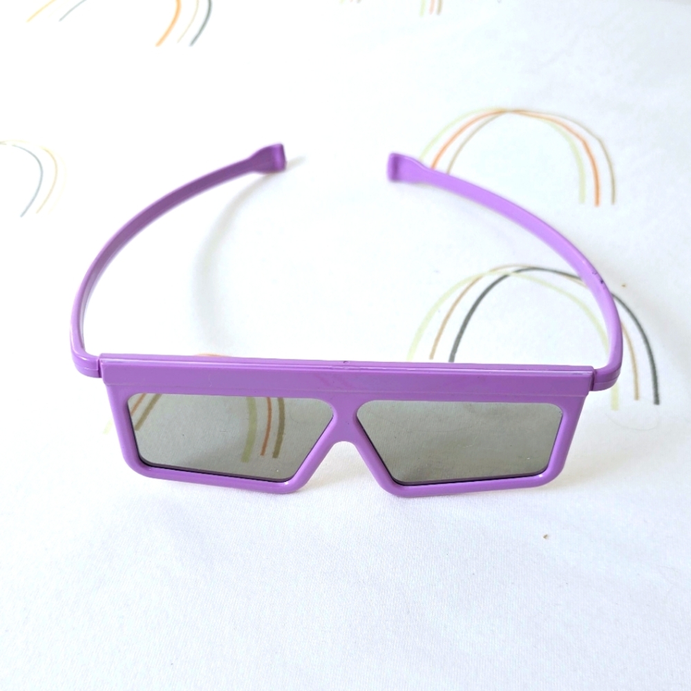 Vintage 1986 Disneyland Captain EO Michael Jackson 3-D Glasses Theme Park Disney